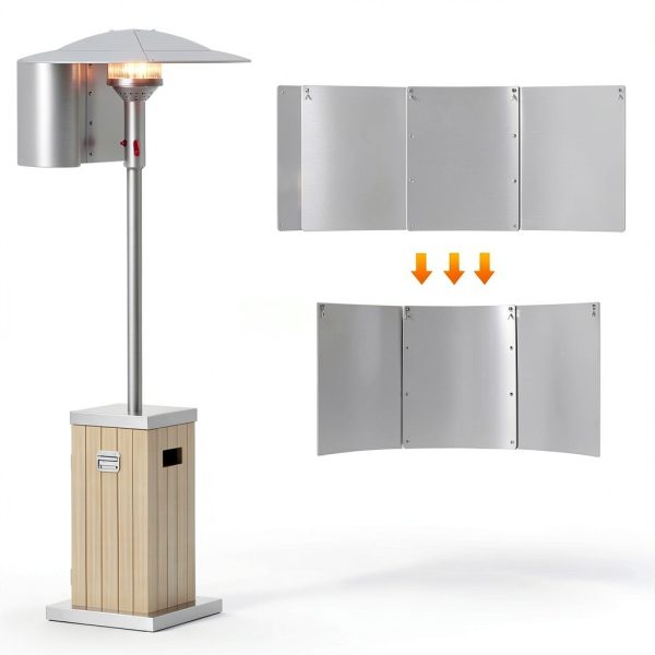 Patio Heater Reflector Shield Euway Dish for Round Heaters-2