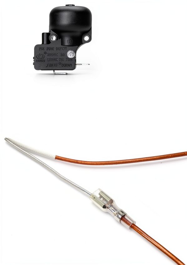 Outdoor Heater Replacement Parts Thermocouple & Tilt Switch, Repair kit Dump Switch & Thermocouple Used for Round Stand Up Heater and Pyramid patio heater, Safety Protection System Thermistor kit-3
