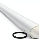 Patio Heater Glass Tube Replacement Gardensun 49.5" x 4.72" with Ring-0