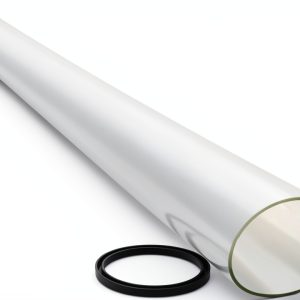 Patio Heater Glass Tube Replacement Gardensun 49.5" x 4.72" with Ring-0