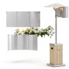 Patio Heater Reflector Shield 15" Ixbeet Aluminum Heat Focus Outdoor-2